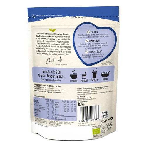 Linwoods Milled Organic Flaxseeds