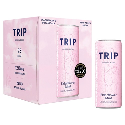 TRIP CBD Infused Elderflower Mint