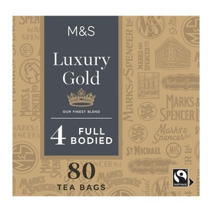 M&S Fairtrade Luxury Gold Teabags