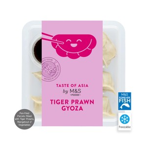 M&S Tiger Prawn & Mangetout Gyozas - Taste of Asia