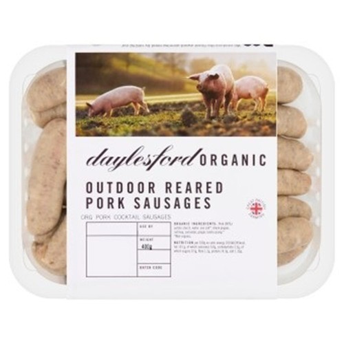 Daylesford Organic Pork Cocktail Sausages