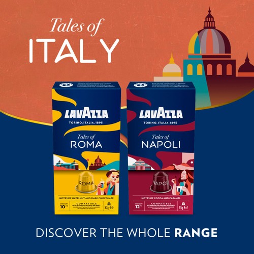 Lavazza Tales of Italy Roma Nespresso Compatible Capsules