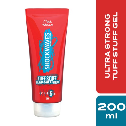 Wella Shockwaves Tuff Stuff Heat & Sweat Proof Gel