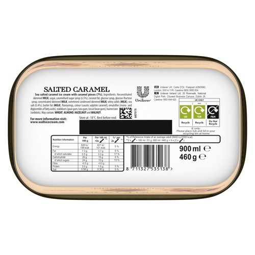 Carte D'Or Rich Salted Caramel Ice Cream Tub