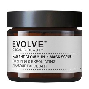 Evolve Organic Radiant Glow 2-in-1 Mask Scrub - Ocado