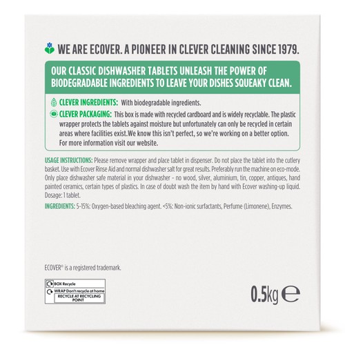 Ecover Classic Dishwasher Tablets
