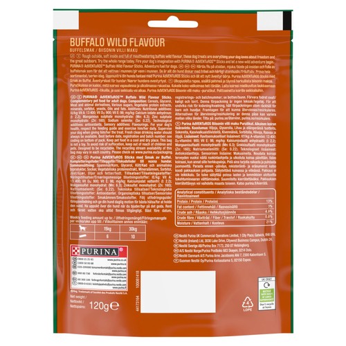 Adventuros Sticks Buffalo Dog Treats