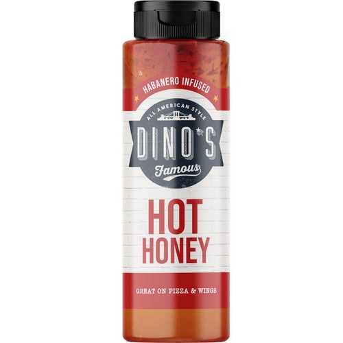 Dino's Famous Hot Honey Habanero Infused