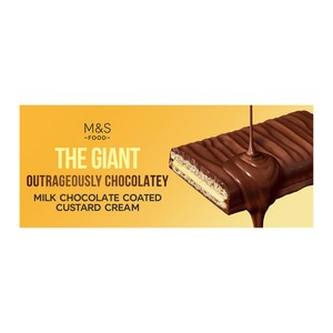 The Giant Outrageously Chocolatey Milk Chocolate Coated Custard Cream