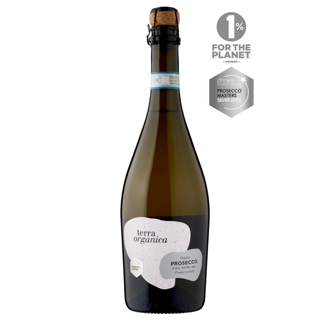 Terra Organica Prosecco Extra Dry Organic Sparkling Wine 75cl