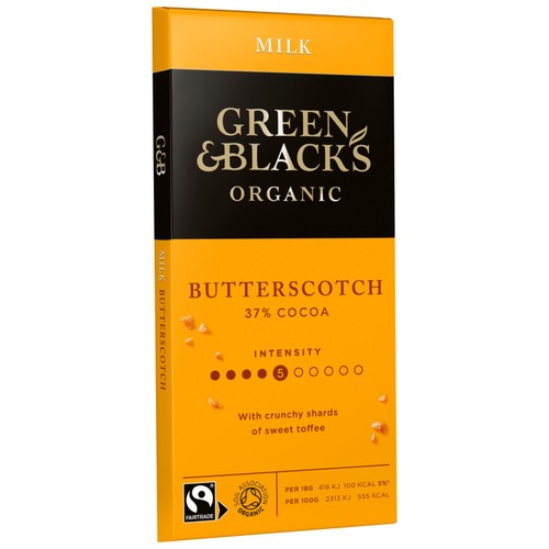 Green & Black's Organic Butterscotch Milk Chocolate Bar