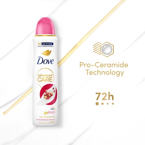 Dove Women Advanced Antiperspirant Deodorant Pomegranate Aerosol