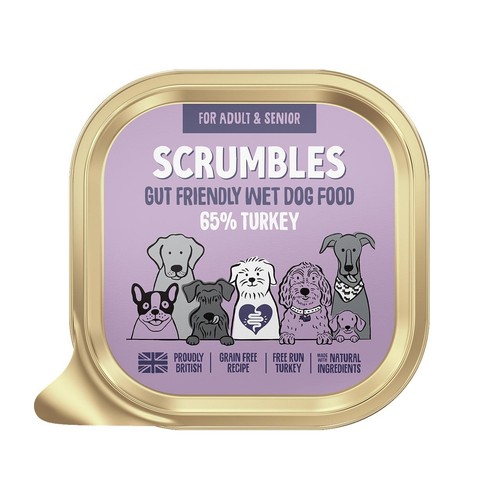Scrumbles Grain Free Wet Dog Food Turkey