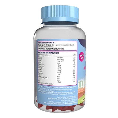 Natures Aid Bluey Multivitamin Support Gummies