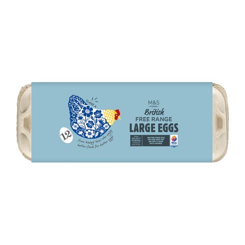 M&S Free Range Large Eggs