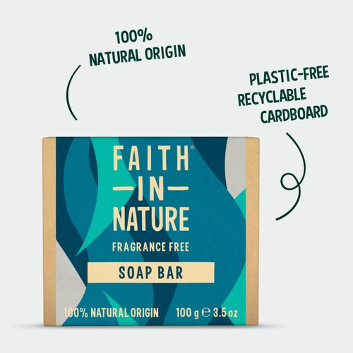 Faith in Nature Unfragranced Pure Hand Made Soap Bar