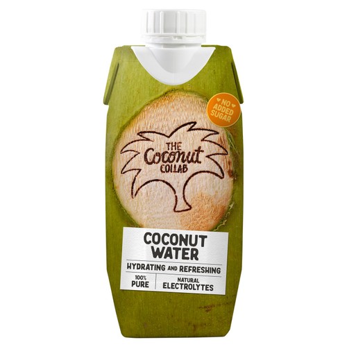 Coconut Collab 100% Pure Coconut Water 12 x 330ml