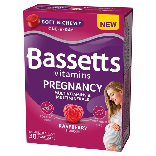 Bassetts Vitamins Pregnancy Raspberry Multivitamins & Multiminerals 30s