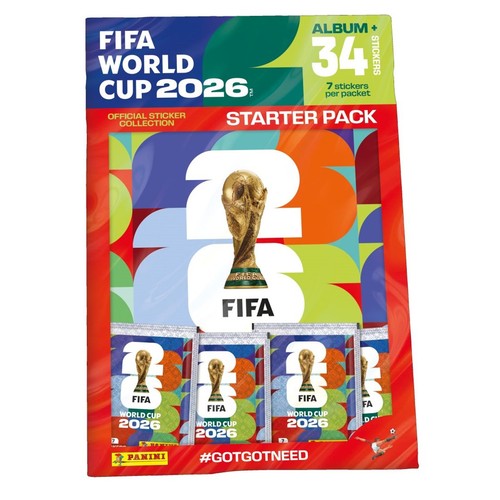 Panini FIFA World Cup 2026 Sticker Collection Starter Pack