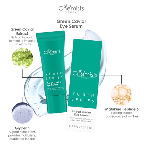 SkinChemists Youth Series Green Caviar Eye Serum