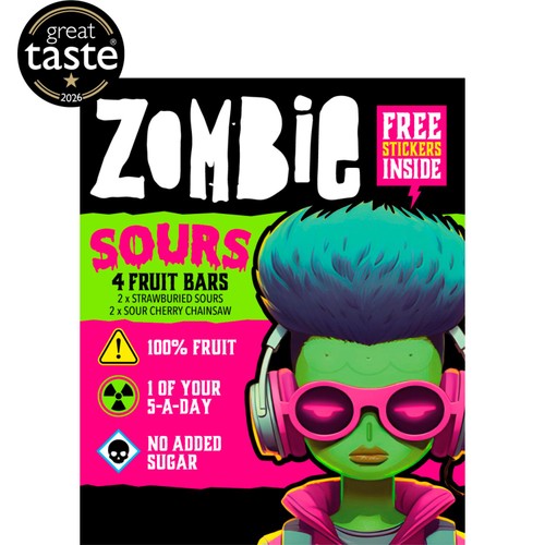 Zombie Fruit Bars Variety Sours Multipack