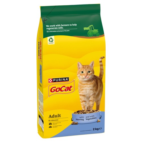 Go-Cat Herring with Vegetables Dry Cat Food