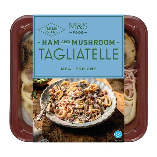 M&S Ham & Mushroom Tagliatelle Serves 1