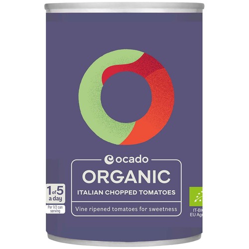Ocado Organic Chopped Italian Tomatoes