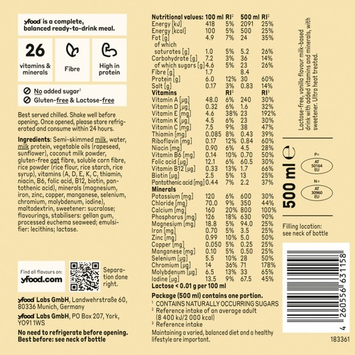 YFood Smooth Vanilla