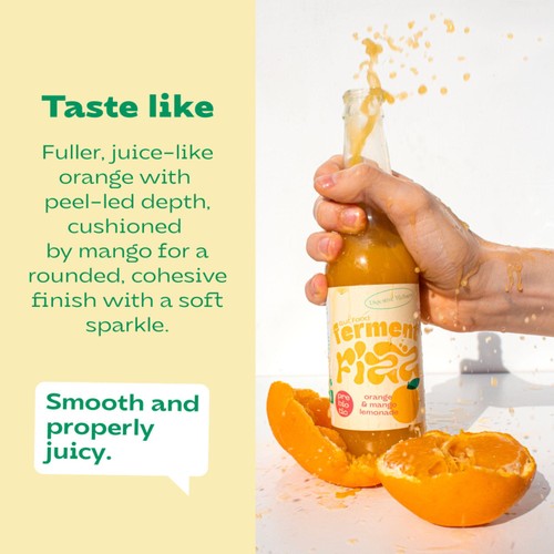 Ferment Fizz Orange & Mango Lemonade
