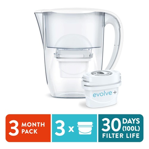 Aqua Optima Oria 2.8L Water Filter Jug 3 Month Pack