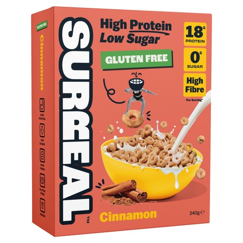 Surreal Gluten Free High Protein Low Sugar Cinnamon Cereal