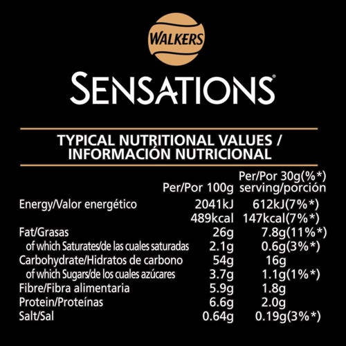 Sensations Thai Sweet Chilli Sharing Bag Crisps