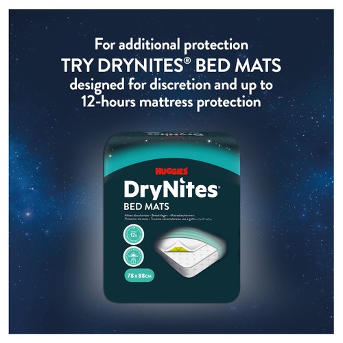 Huggies DryNites Boys Pyjama Pants, 4-7 Yrs (17-30kg)