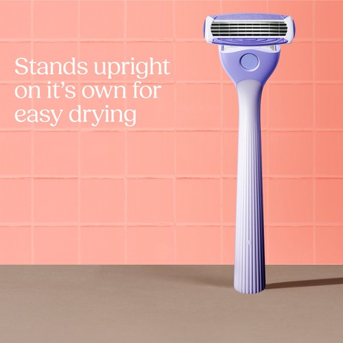 Wilkinson Sword Intuition Quattro Sensitive Women's Razor & 5 Blade Refills