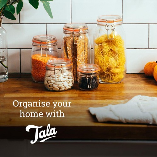 Tala 750 ml Air Tight Lever Arm Storage Jar 