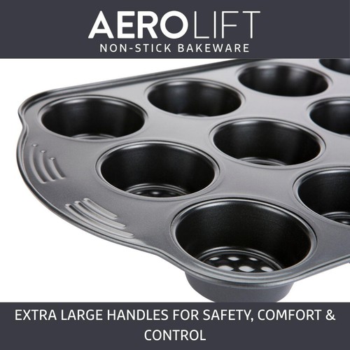 Prestige Aerolift Carbon Steel Muffin Tin 12 Cup