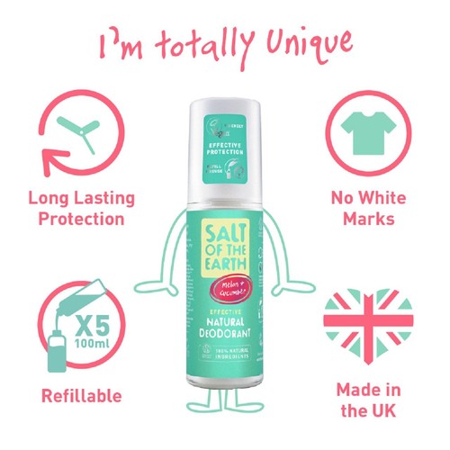 Salt of the Earth Melon & Cucumber Natural Deodorant Spray
