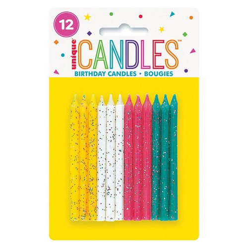 Glitter Birthday Candles