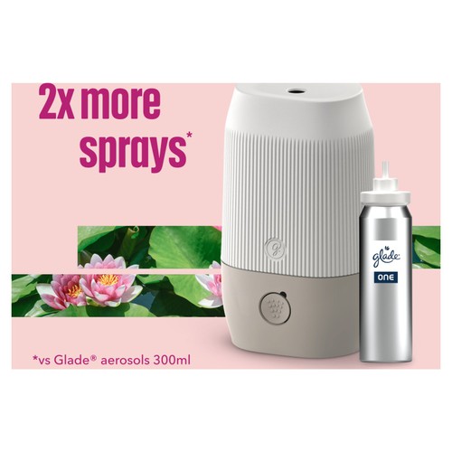 Glade ONE Sense & Spray Holder & Refill Relaxing Zen Air Freshener