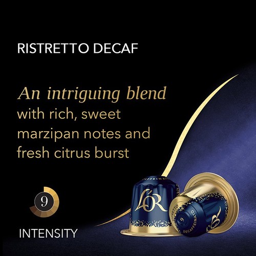 L'OR Ristretto Decaf Coffee Pods x10 Intensity 9