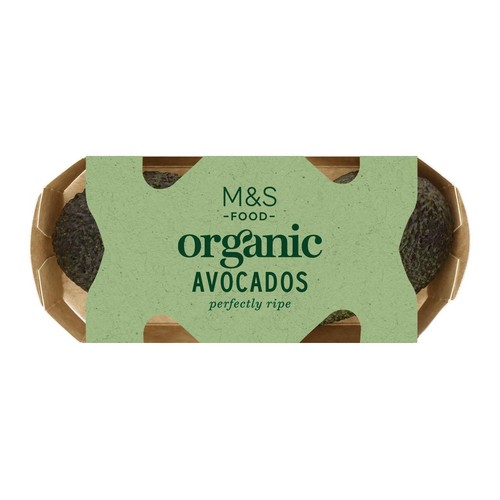 M&S Organic Perfectly Ripe Avocados