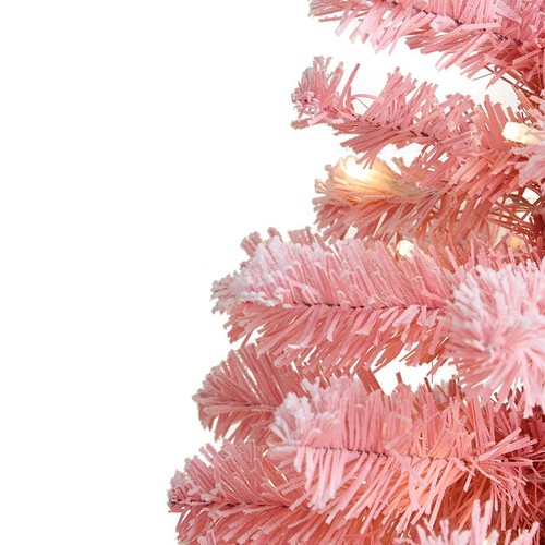M&S 1.5FT Pink SNowy Tree, Pink