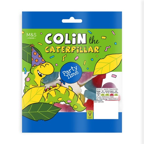M&S Colin the Caterpillar Party Time