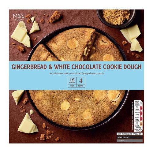 M&S Gingerbread & White Chocolate Cookie Dough