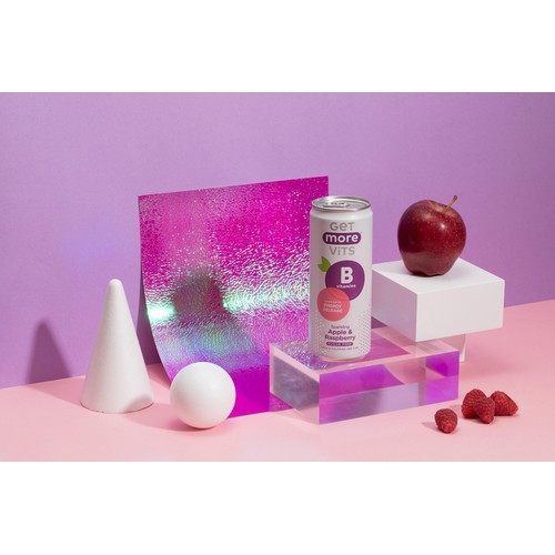 Get More B Vitamins Sparkling Apple & Raspberry