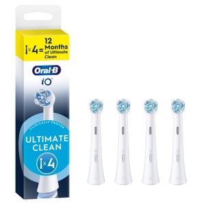 Oral-B iO Ultimate Clean White Toothbrush Heads 4 Pack