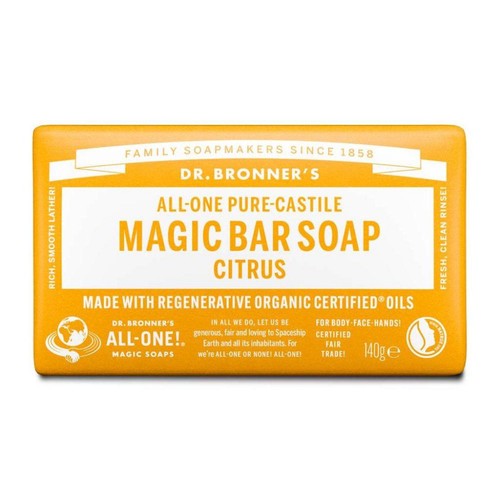 Dr. Bronner's Citrus Organic Multi-Purpose Soap Bar