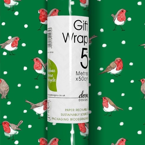 Polka Robins Rollwrap