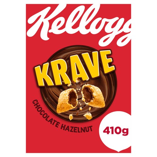 Kellogg's Krave Chocolate Hazelnut Breakfast Cereal